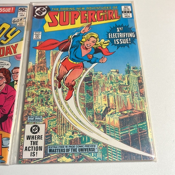 Superboy # 1 16th birthday and supergirl # 1 electrifying issue great condition - Picture 2 of 13